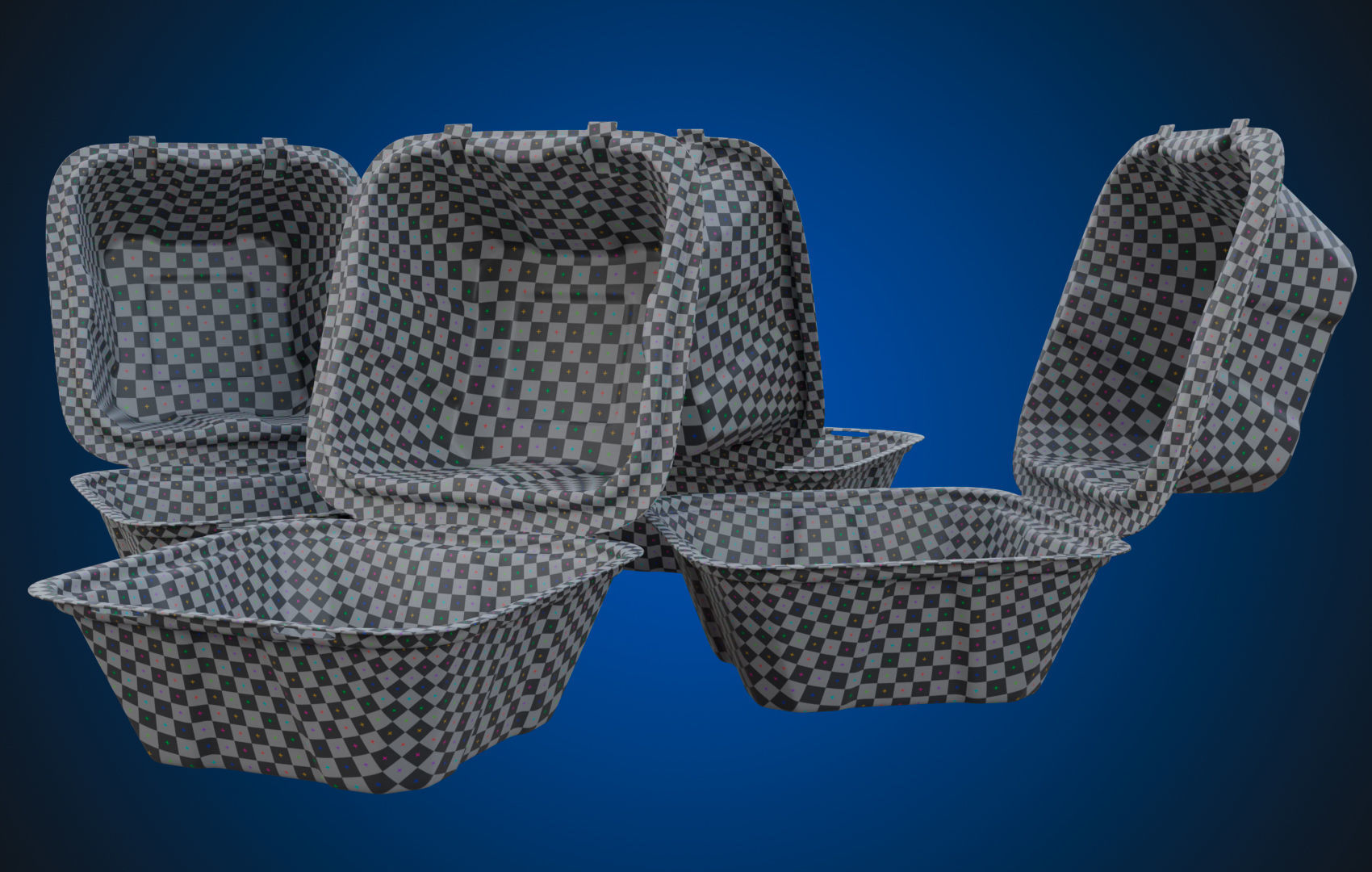 Compostable Food Container - Disposable 3D model_10