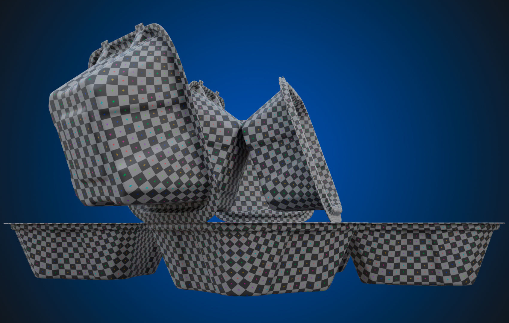 Compostable Food Container - Disposable 3D model_27