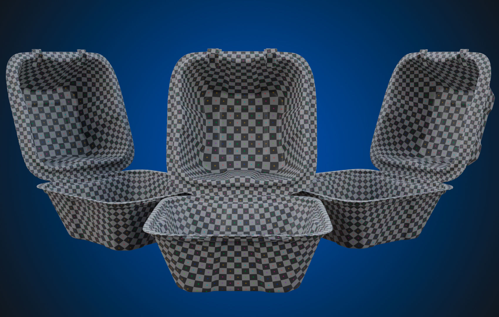 Compostable Food Container - Disposable 3D model_31