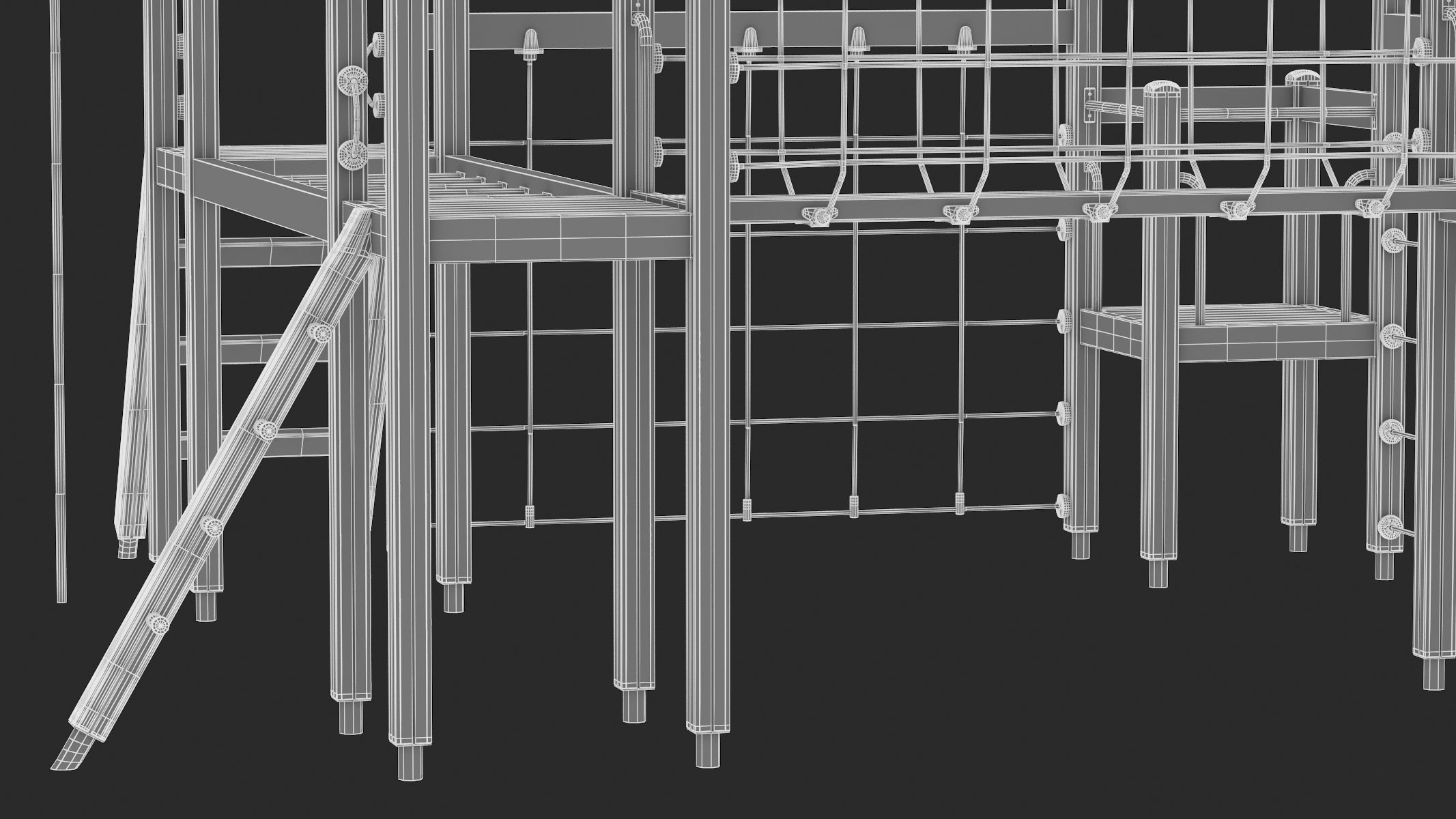 Lappset Motoric Track 05 3D model_19