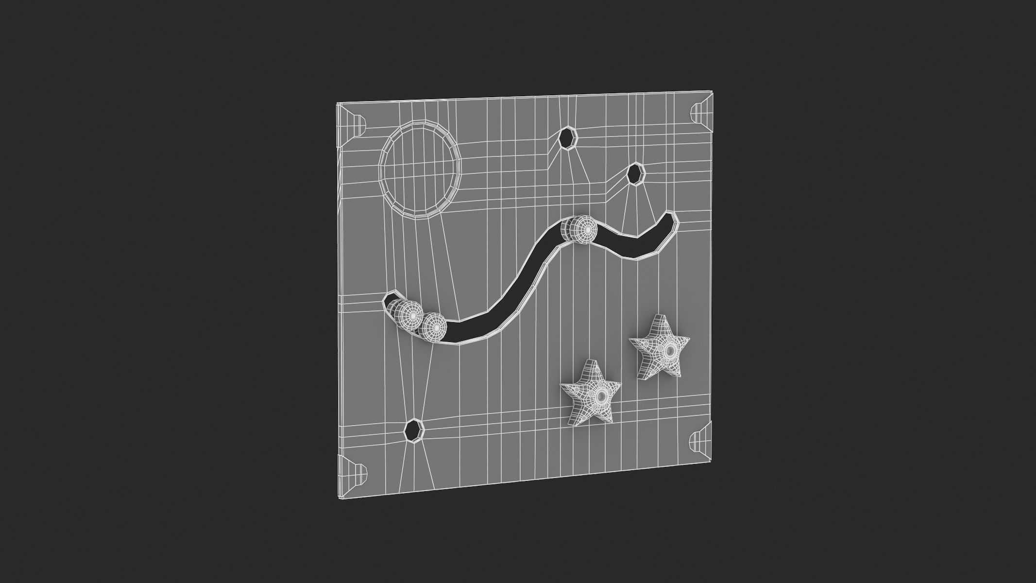 Lappset Sea Play Panel 3D model_5