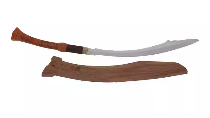 Panabas Sword Low-poly 3D model