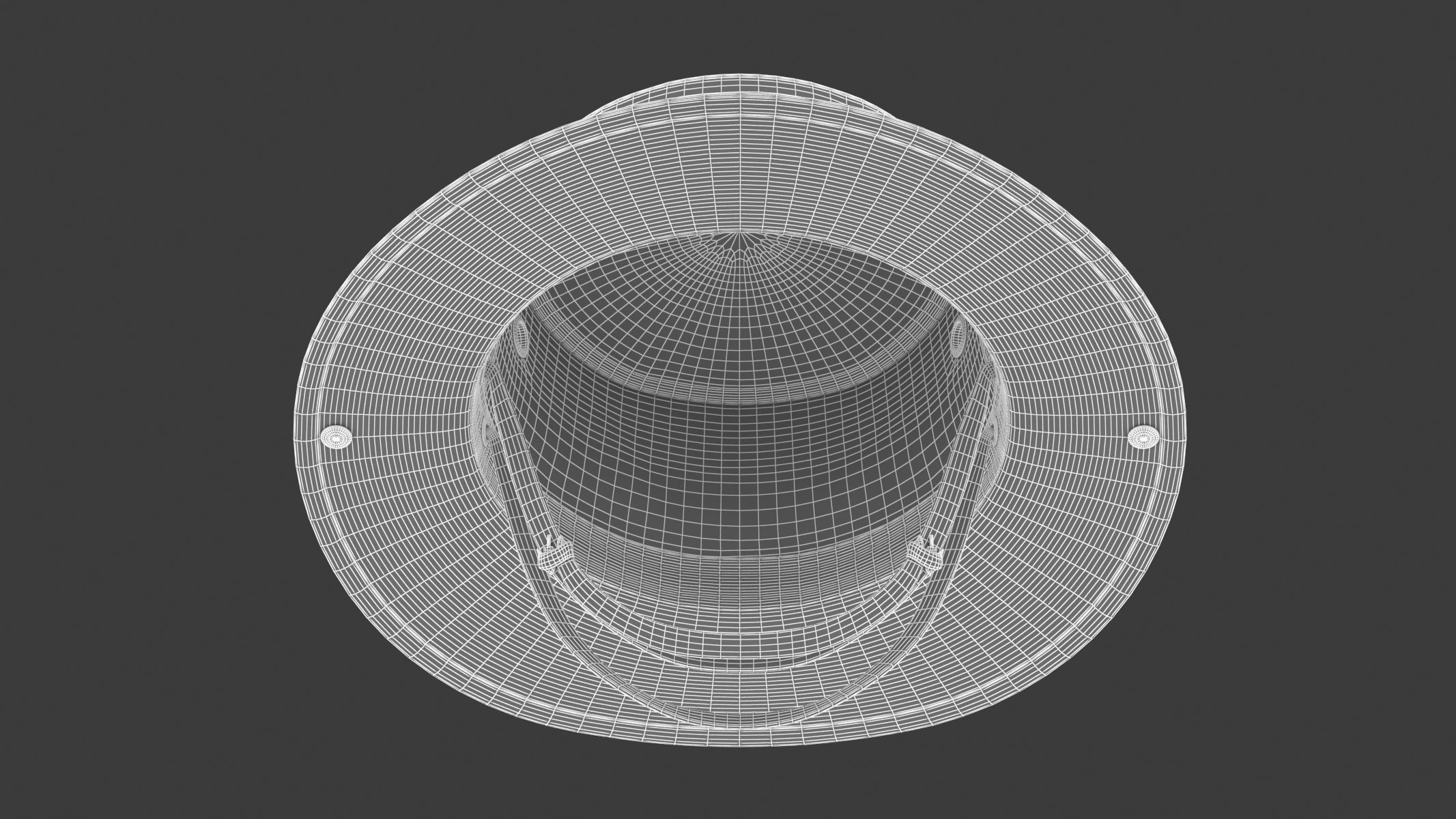 Wanderer Hat Low-poly 3D model_6