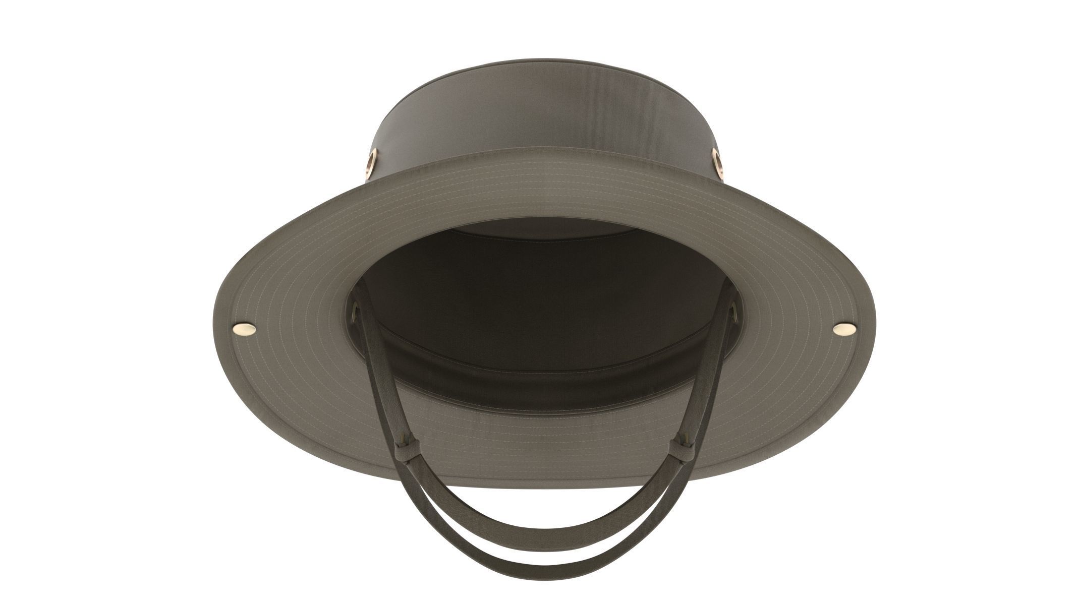 Wanderer Hat Low-poly 3D model_1