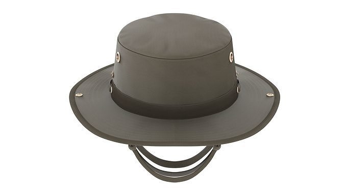 Wanderer Hat Low-poly 3D model