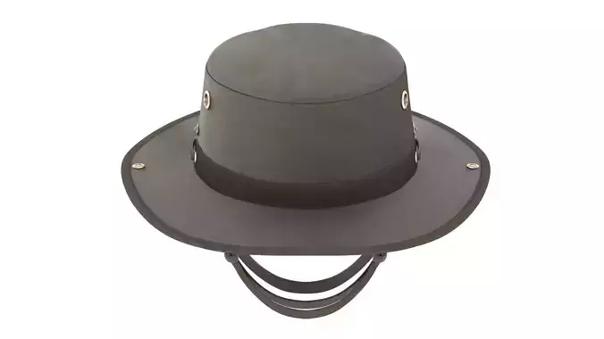 Wanderer Hat Low-poly 3D model