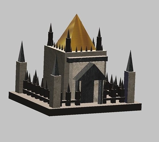 A Kings Temple Free 3D model