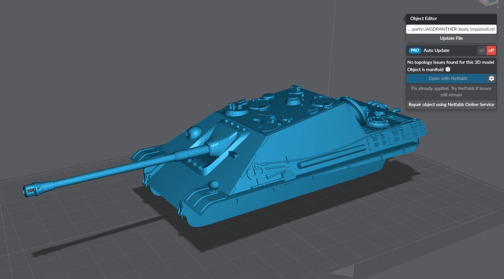 Jagdpanther Scale model 3D print model_5