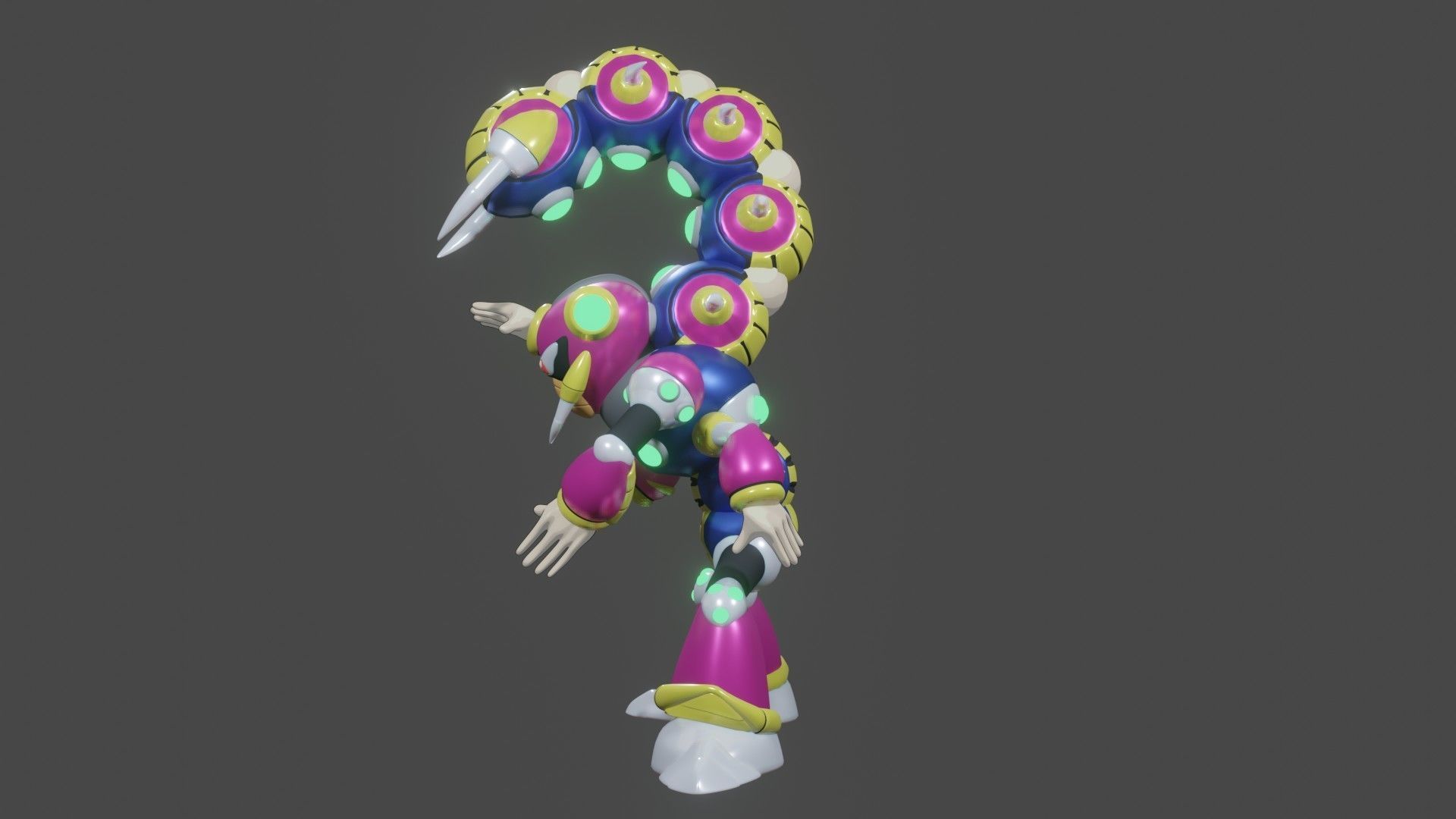 Magna Centipede 3D print model_2