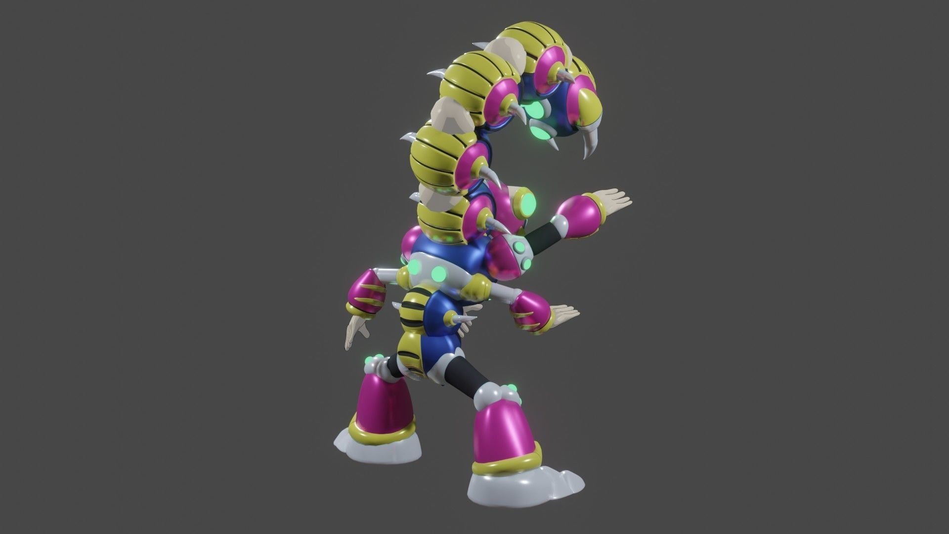 Magna Centipede 3D print model_5