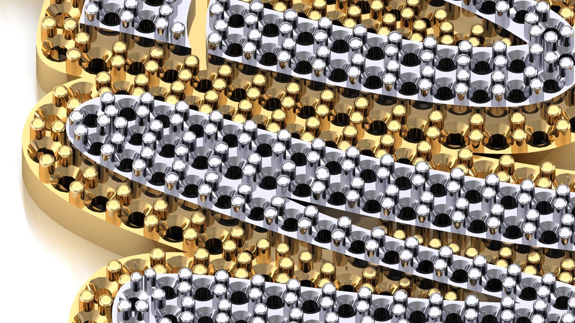 Mike double layer pendant 3D print model 3D print model_12