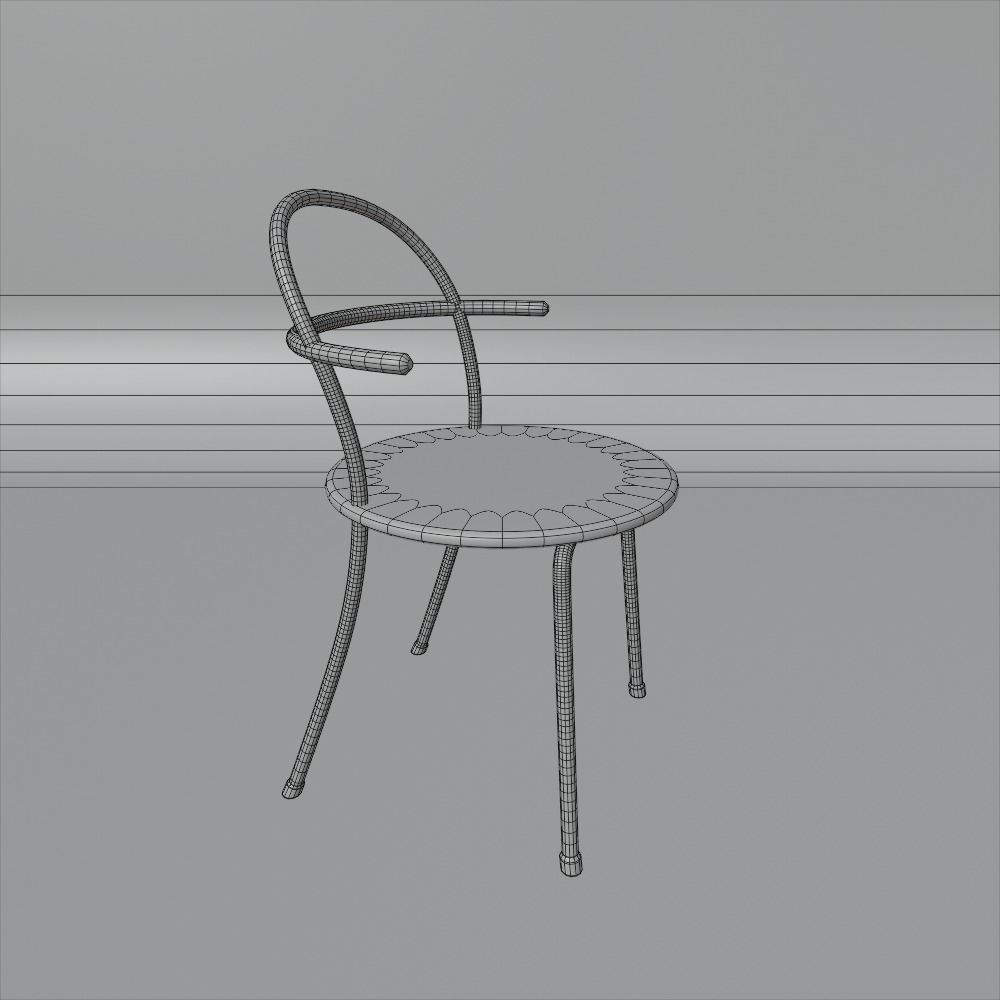 Chair 01 3D model_2