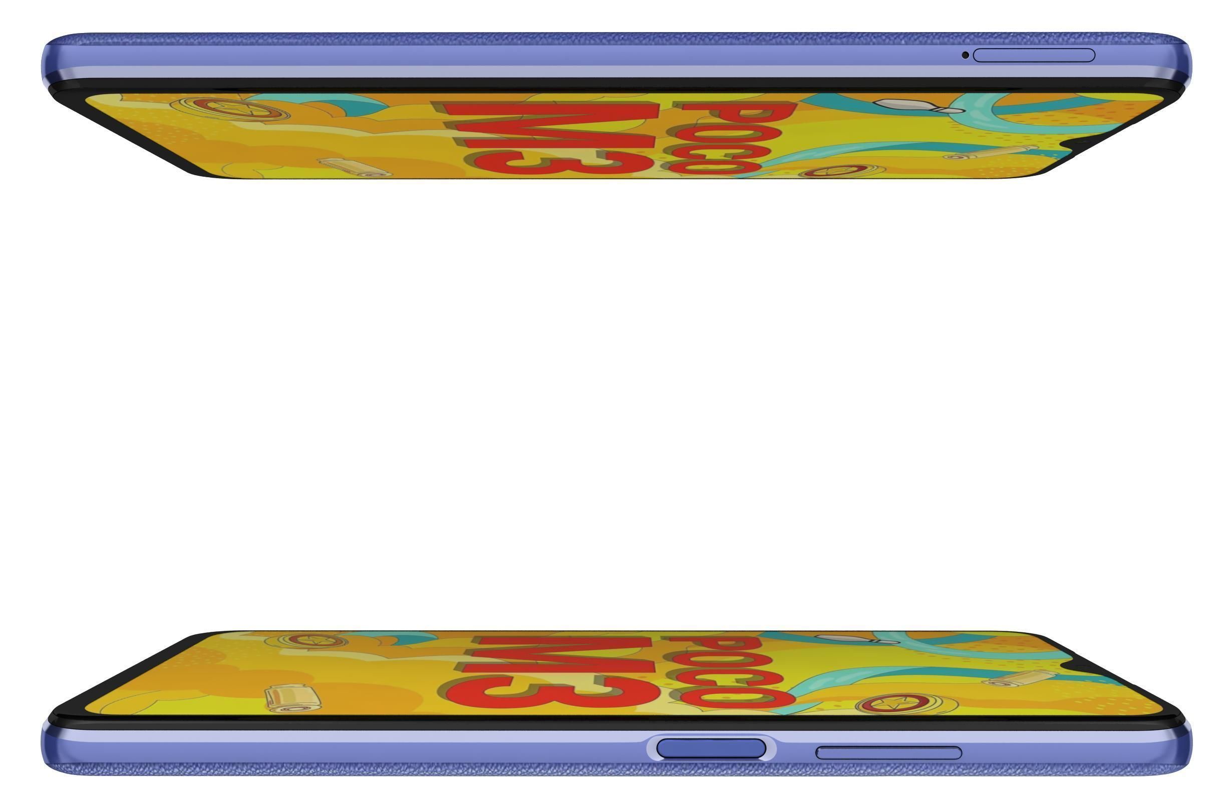 Xiaomi Poco M3 Blue 3D model_8