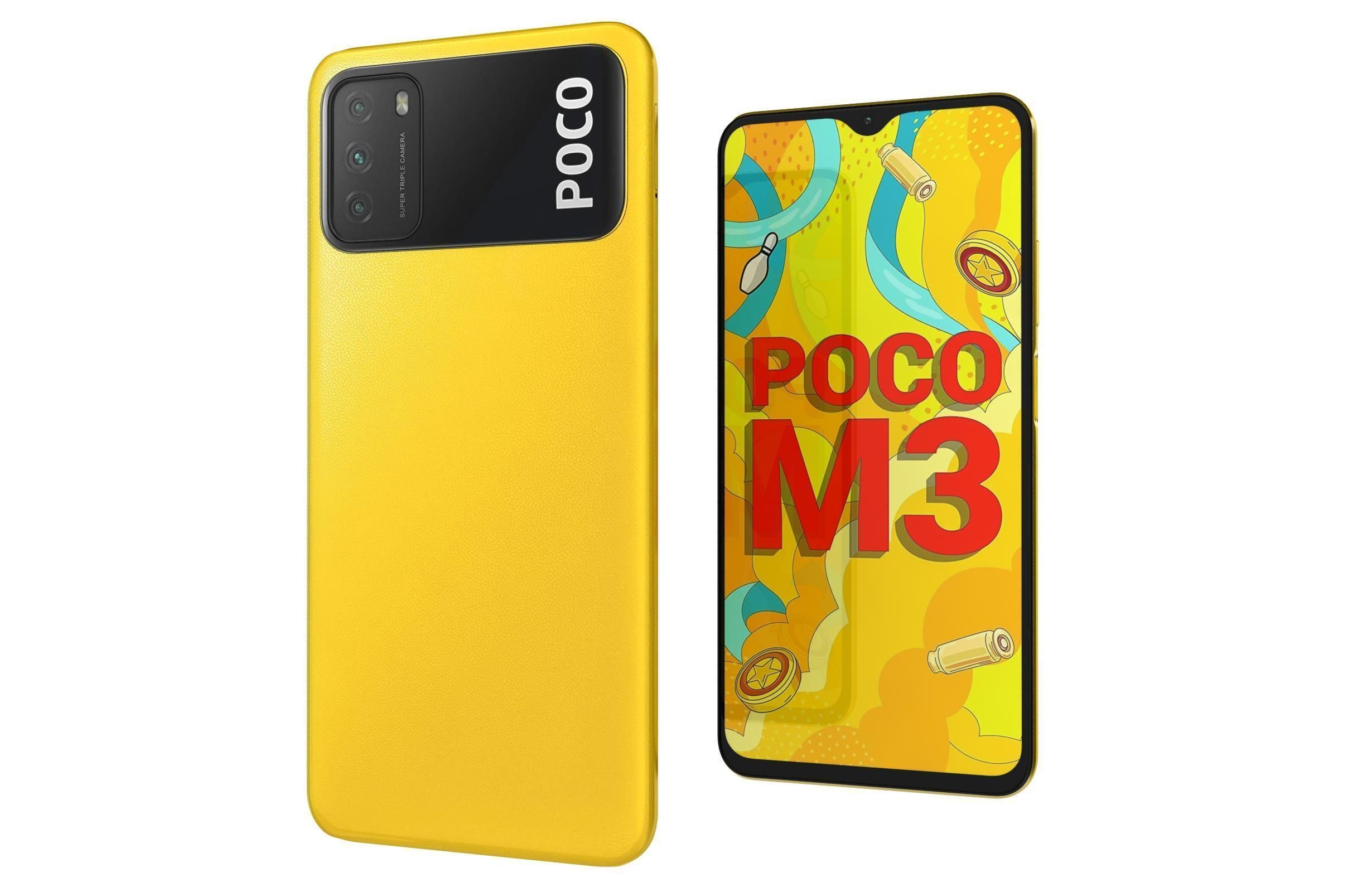 Xiaomi Poco M3 All Colors 3D model_12