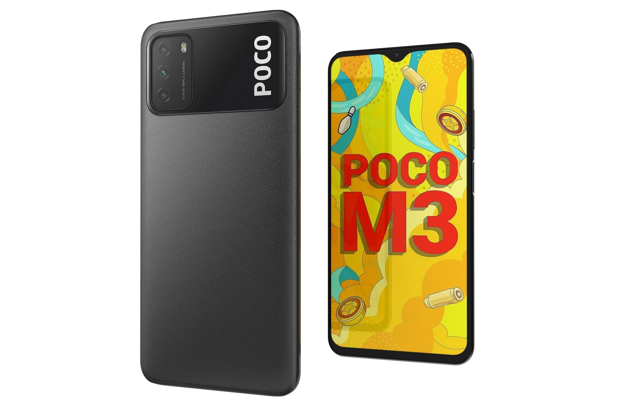 Xiaomi Poco M3 All Colors 3D model_8