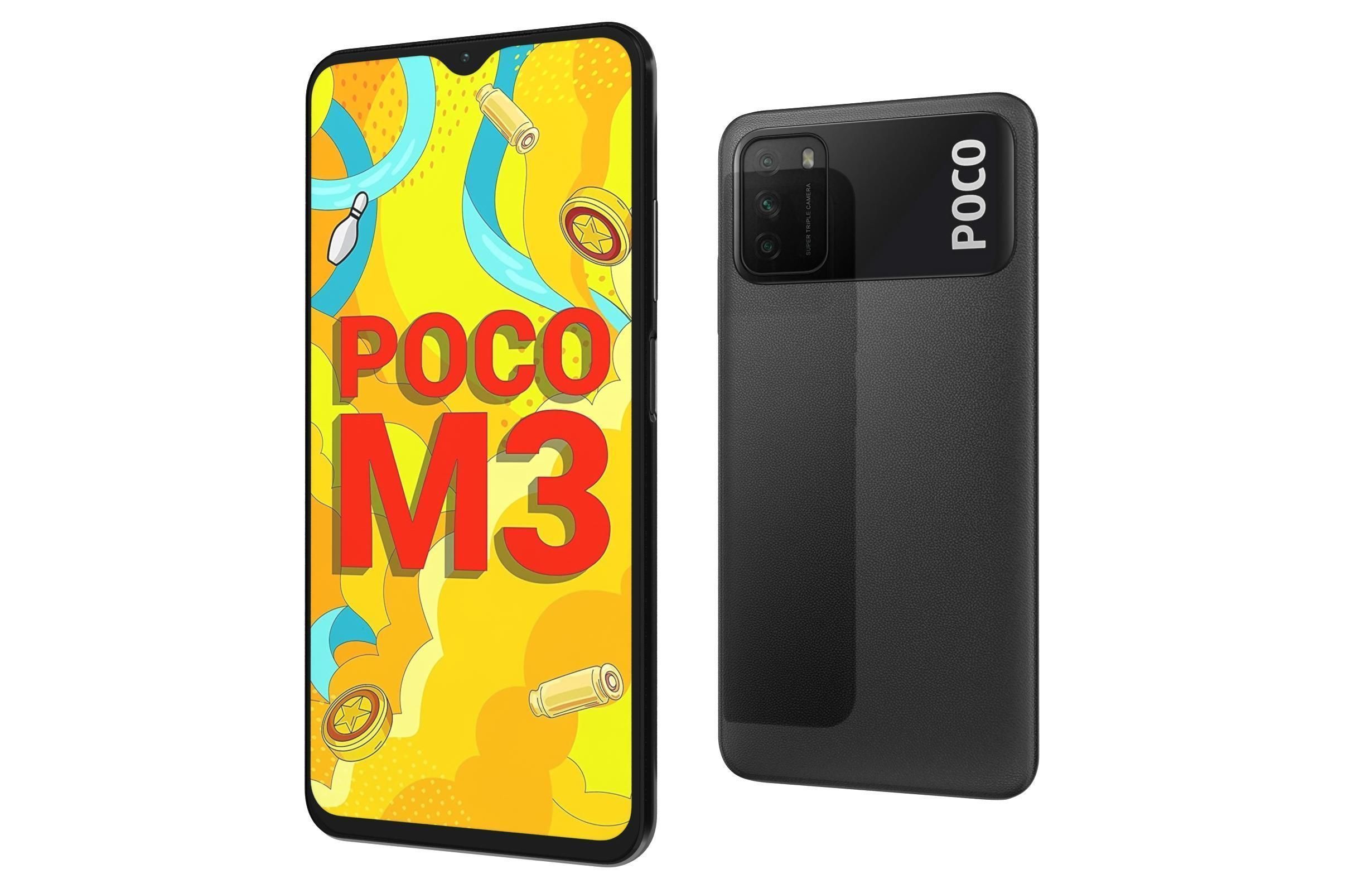 Xiaomi Poco M3 All Colors 3D model_7
