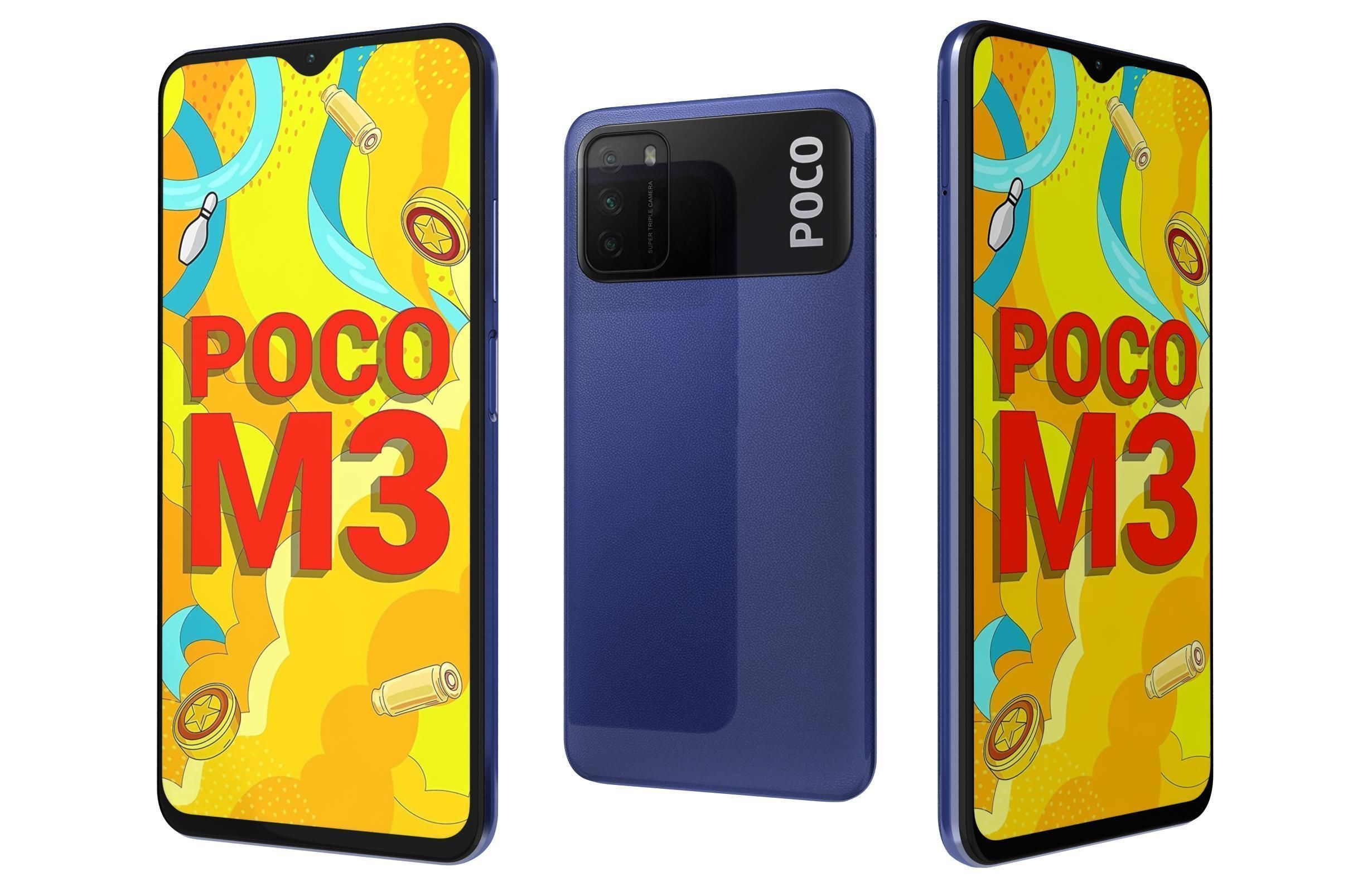 Xiaomi Poco M3 All Colors 3D model_22