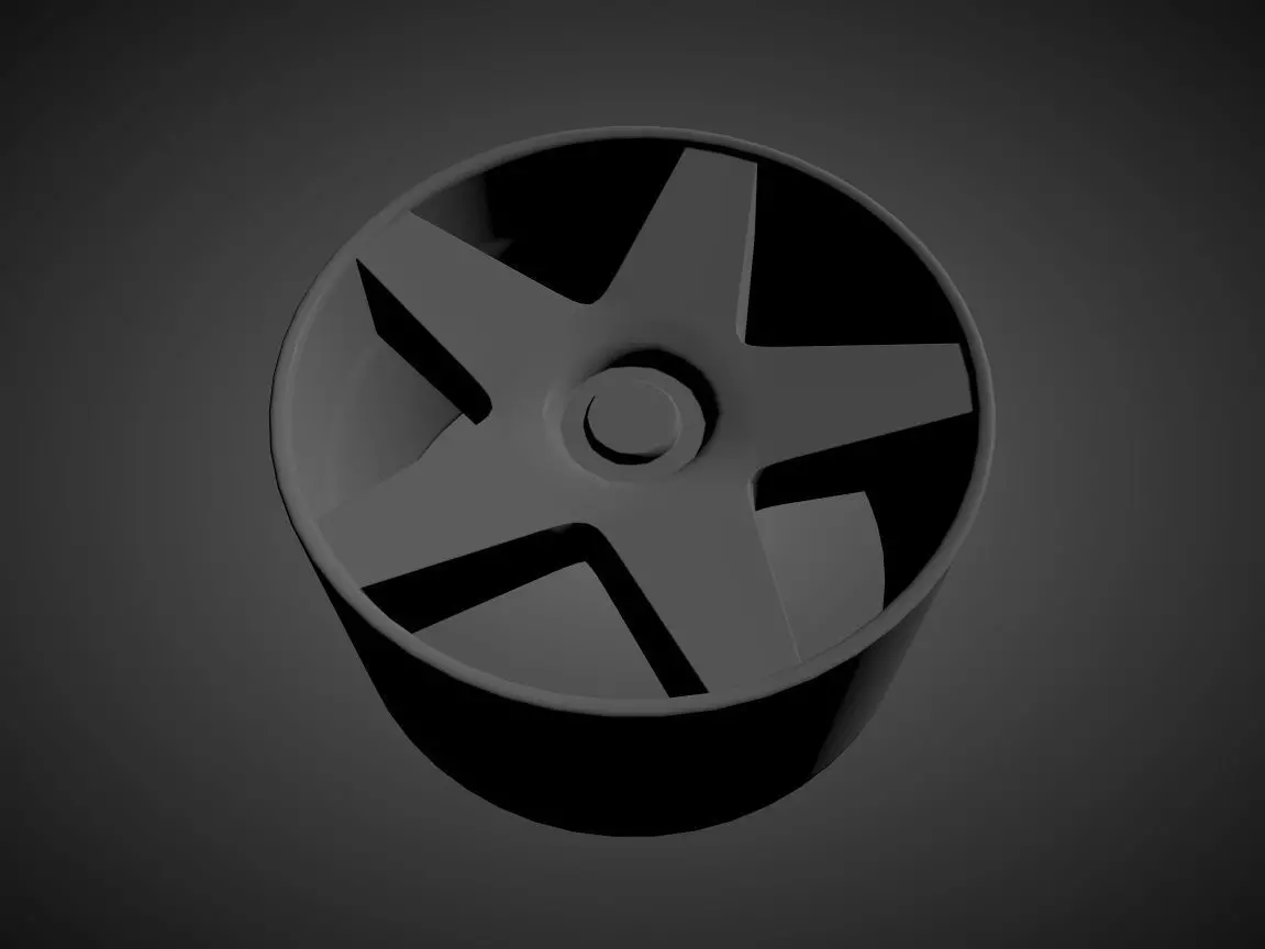 VOSSEN VPS-318 scalable and printable rims 3D print model_0