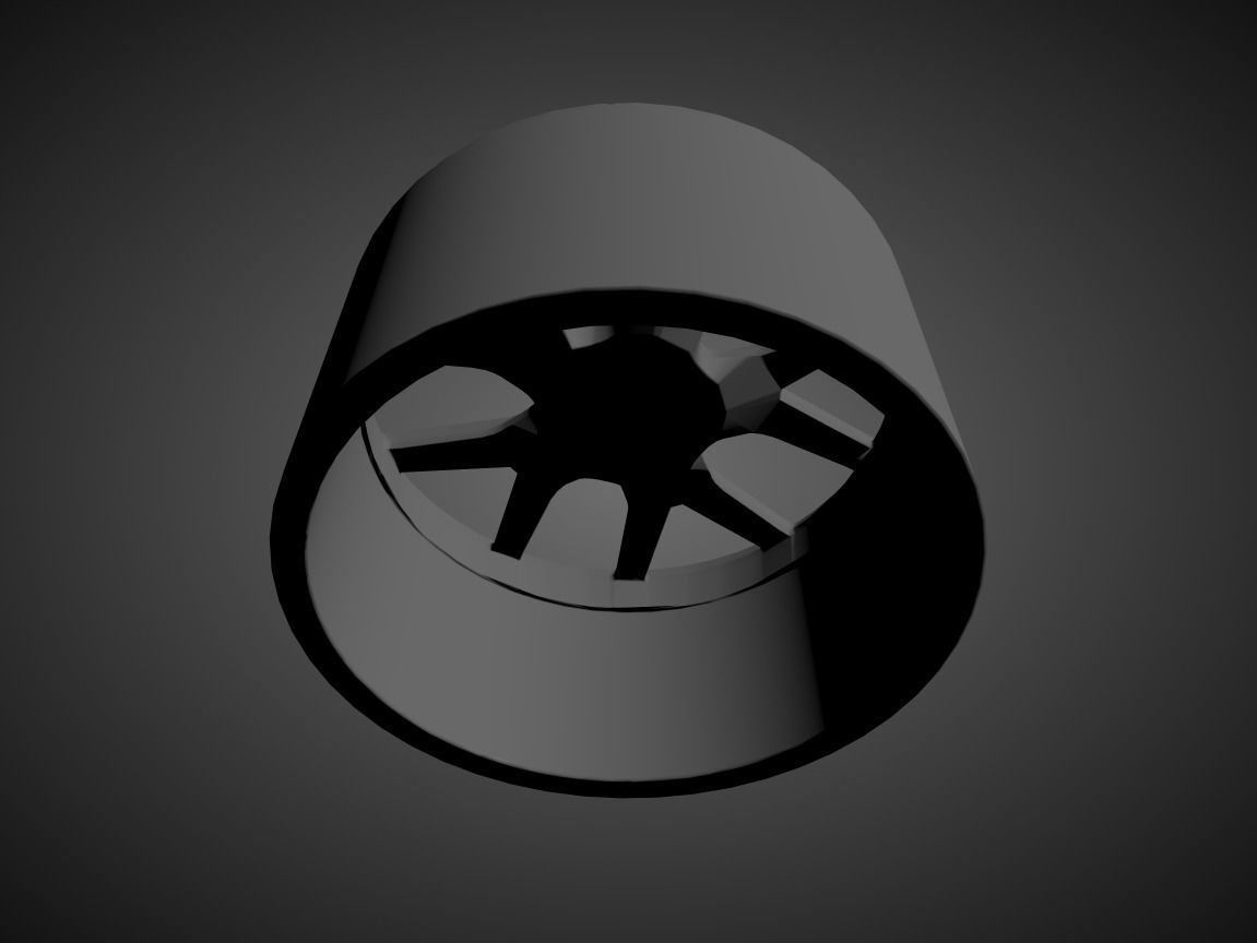 VOLVO S 60 POLESTAR OEM scalable and printable rims 3D print model_1