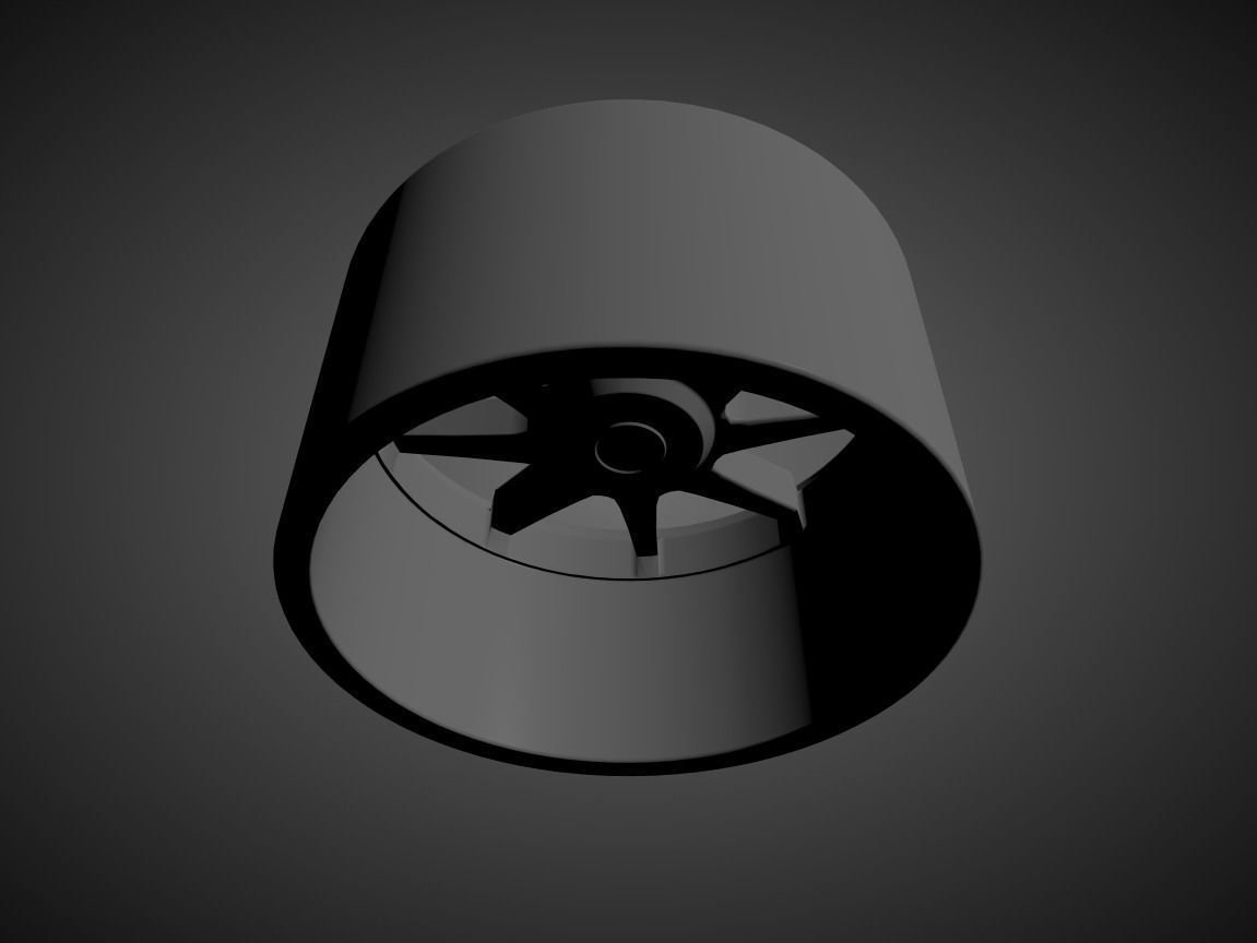 VERDE FF02 scalable and printable rims 3D print model_1