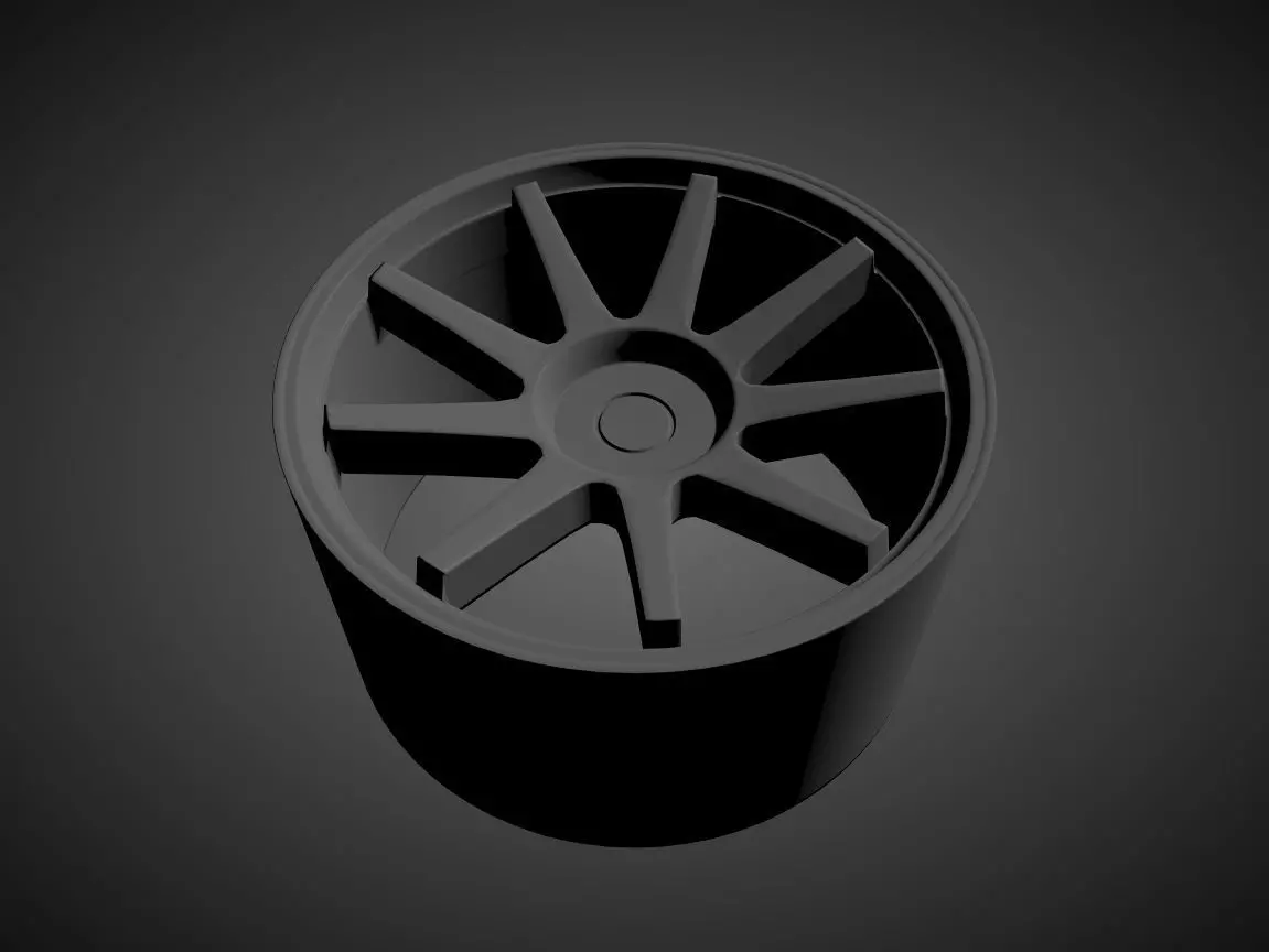 VERDE FF02 scalable and printable rims 3D print model_0