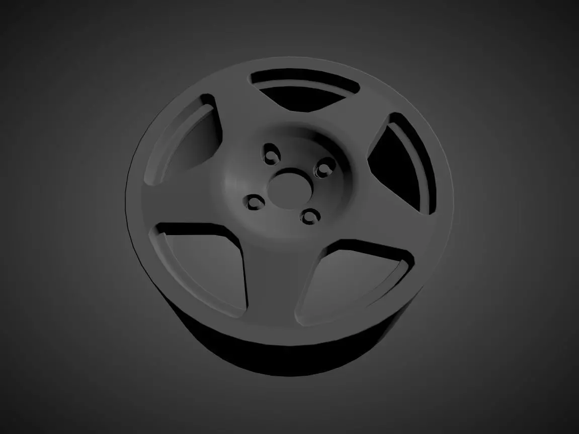 SPEEDLINE CORSE SL 848 scalable and printable rims 3D print model_0