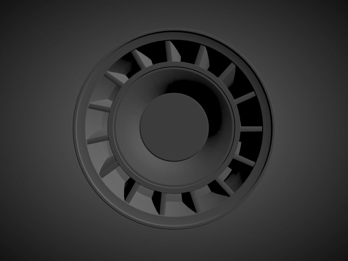 SPEEDLINE CORSE MARACANA scalable and printable rims 3D print model_1