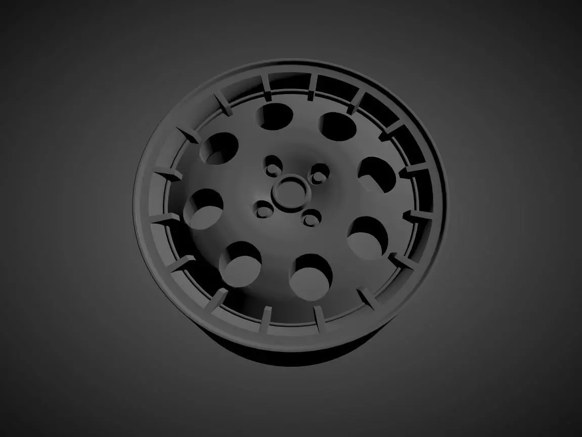 SPEEDLINE CORSE LANCIA DELTA OEM scalable and printable rims 3D print model_0