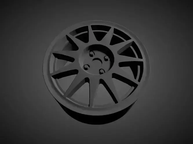 SPEEDLINE CORSE 2120 TURINI scalable and printable rims 3D print model