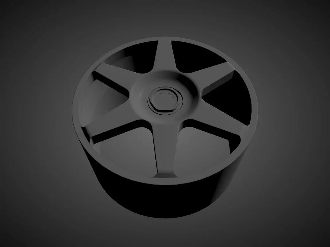 ROTIFORM SIX scalable and printable rims 3D print model_0