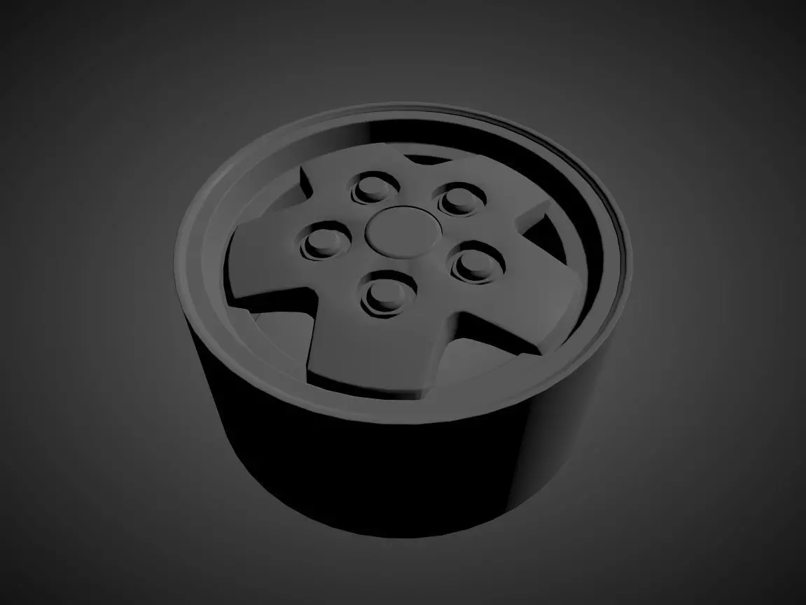 RANGE ROVER CLASSIC 1 scalable and printable rims 3D print model_0