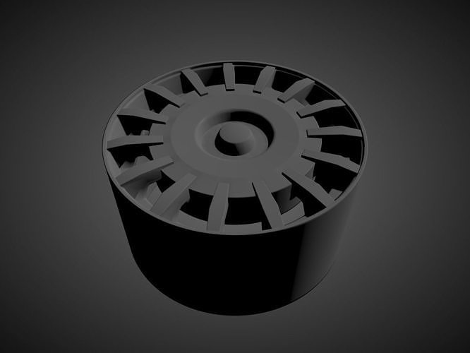 OZ RALLY scalable and printable rims 3D print model
