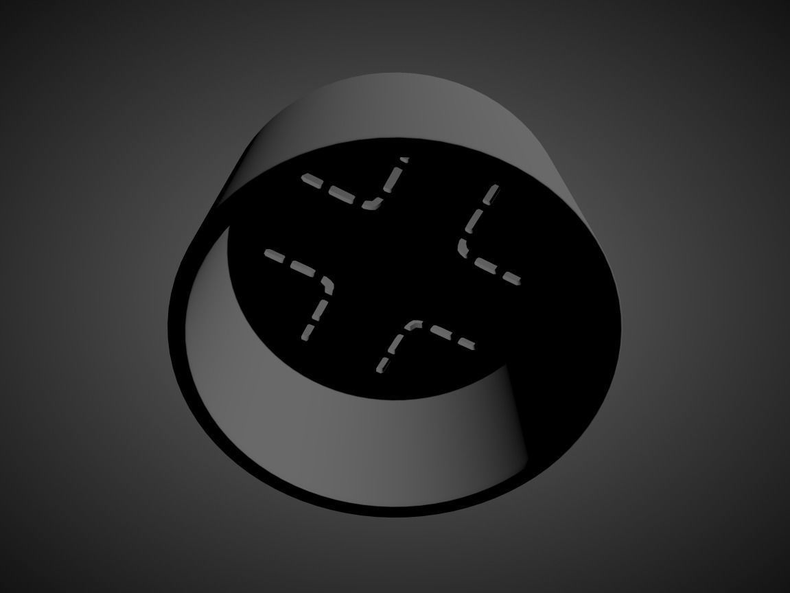 OPEL KADETT OEM scalable and printable rims 3D print model_1