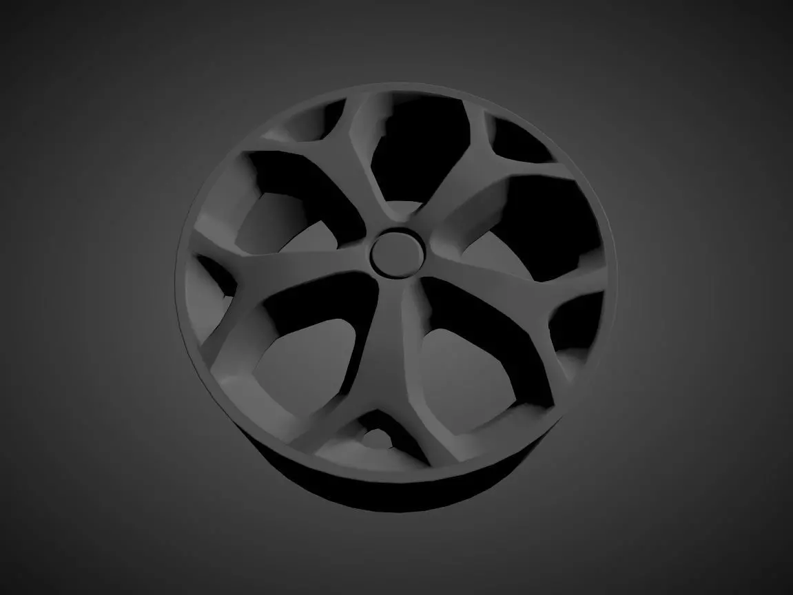 OPEL ADAMS OEM scalable and printable rims 3D print model_0