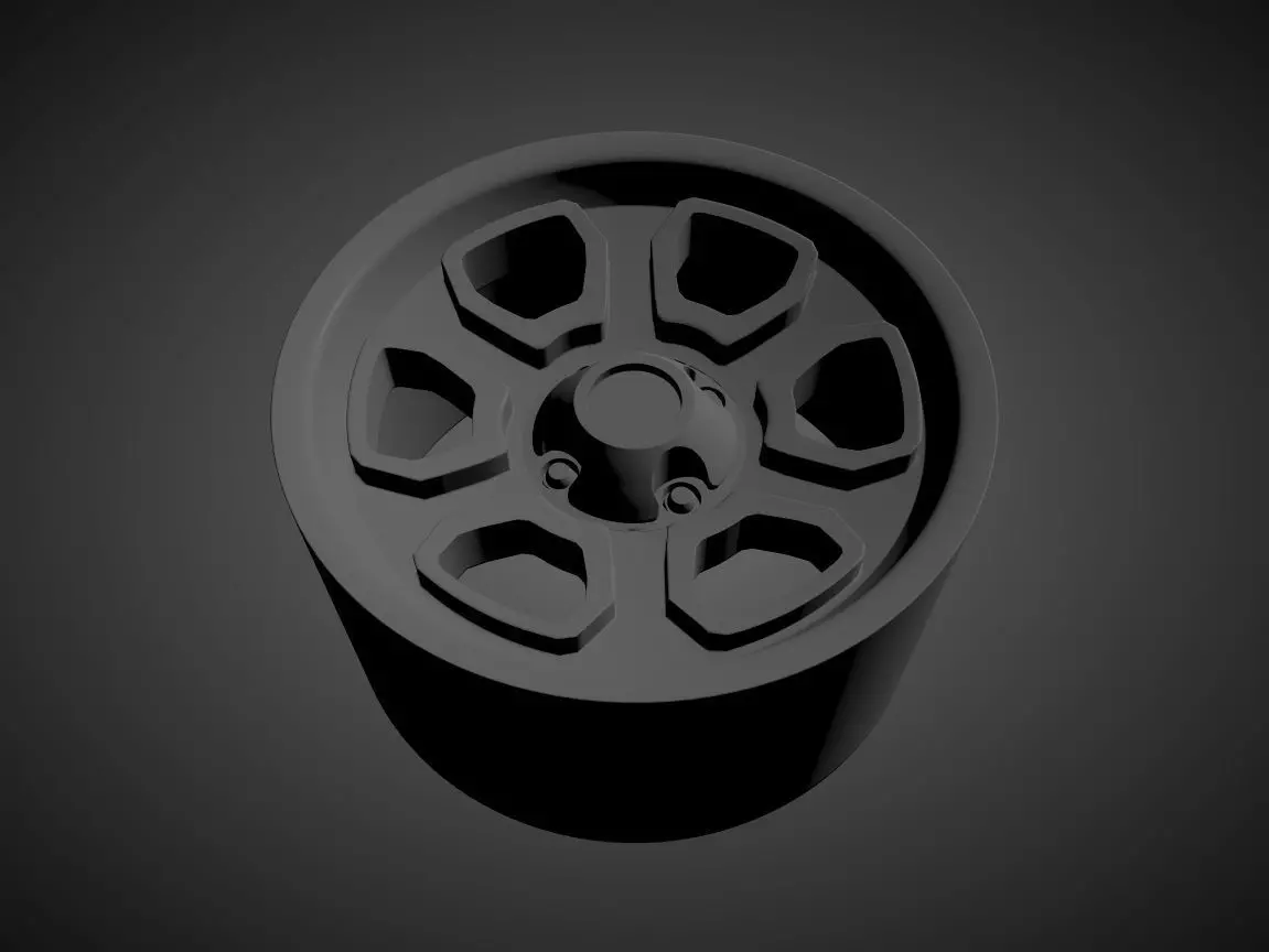 MOMO VEGA scalable and printable rims 3D print model_0