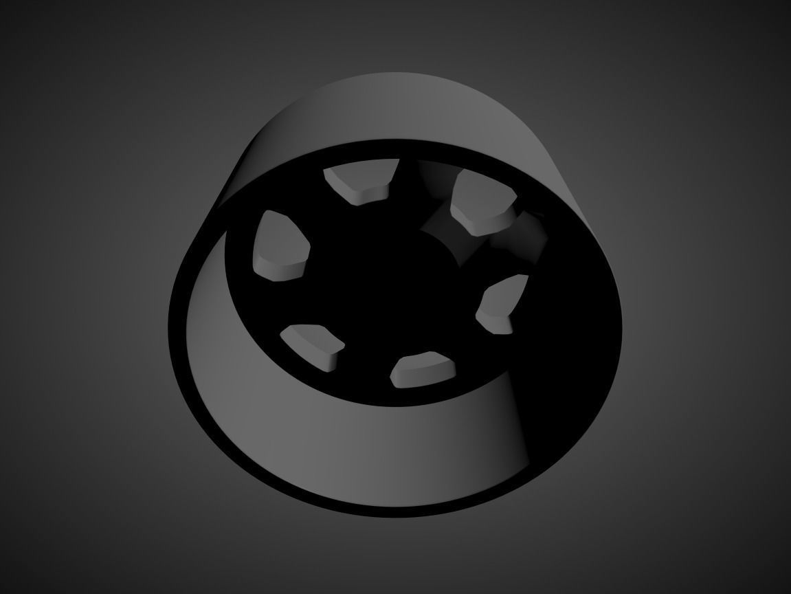 MOMO VEGA scalable and printable rims 3D print model_1