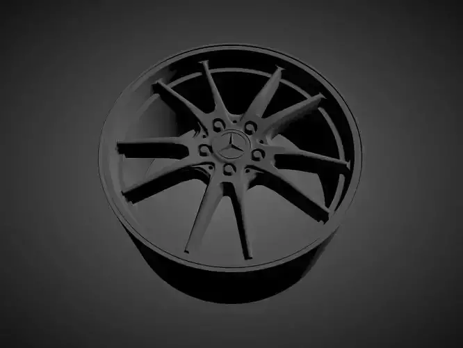 MERCEDES BENZ AMG GTR OME scalable and printable rims