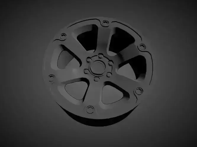 FUEL BEAST scalable and printable rims 3D print model