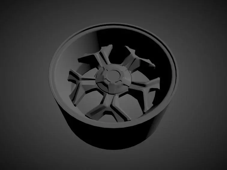FUEL AVENGER scalable and printable rims 3D print model_0