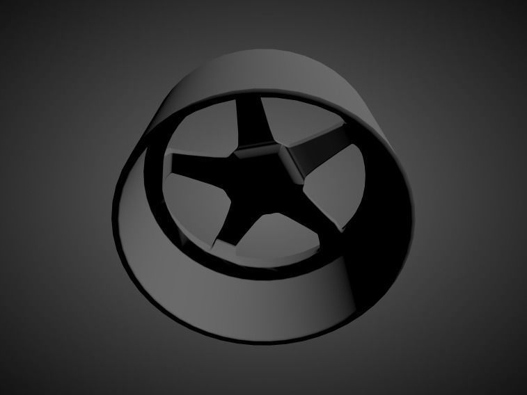 ENKEI EV5 scalable and printable rims 3D print model_1