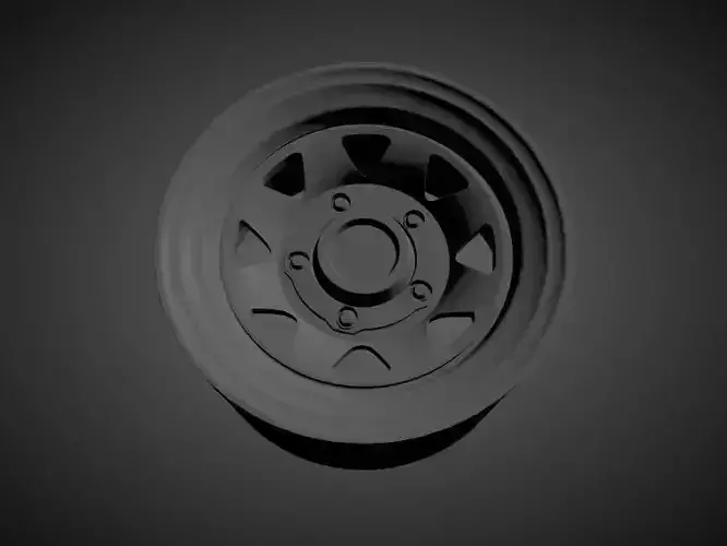 DOTS DAKAR scalable and printable rims 3D print model