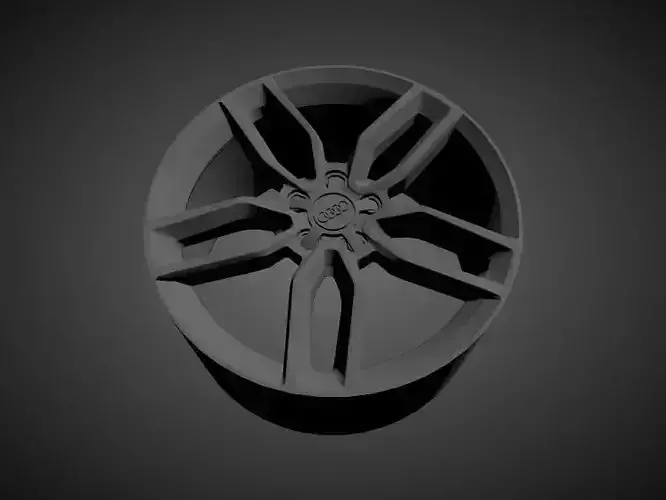 AUDI S3 OEM scalable and printable rims