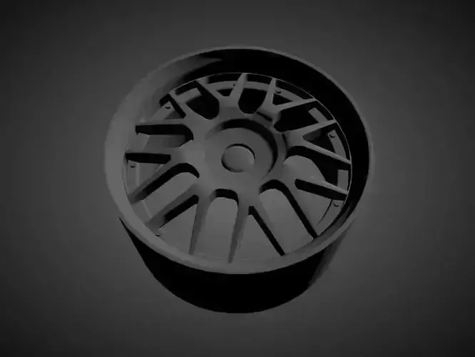 ASA AR1 scalable and printable rims 3D print model