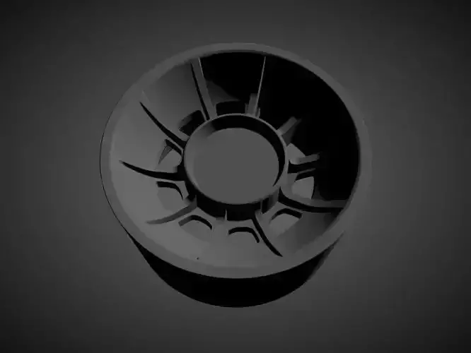 AMERICAN RACING VECTOR scalable and printable rims 3D print model