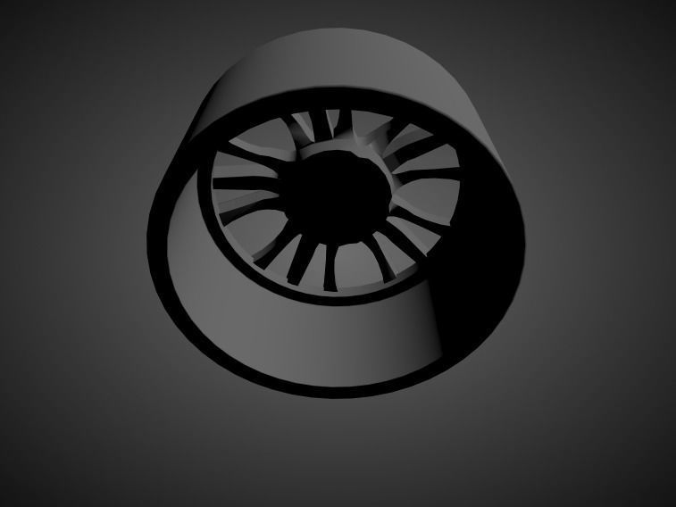 ALFA ROMEO 159 OEM scalable and printable rims 3D print model_1