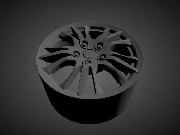 ALFA ROMEO 159 OEM scalable and printable rims 3D print model_0