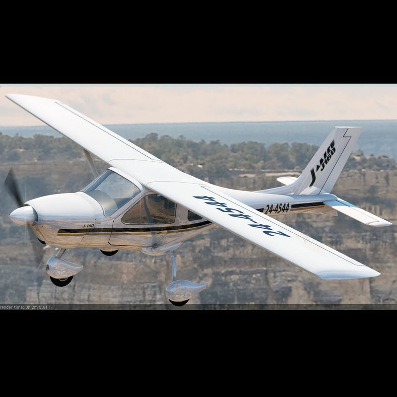 Jabiru F-160c 3D model_0