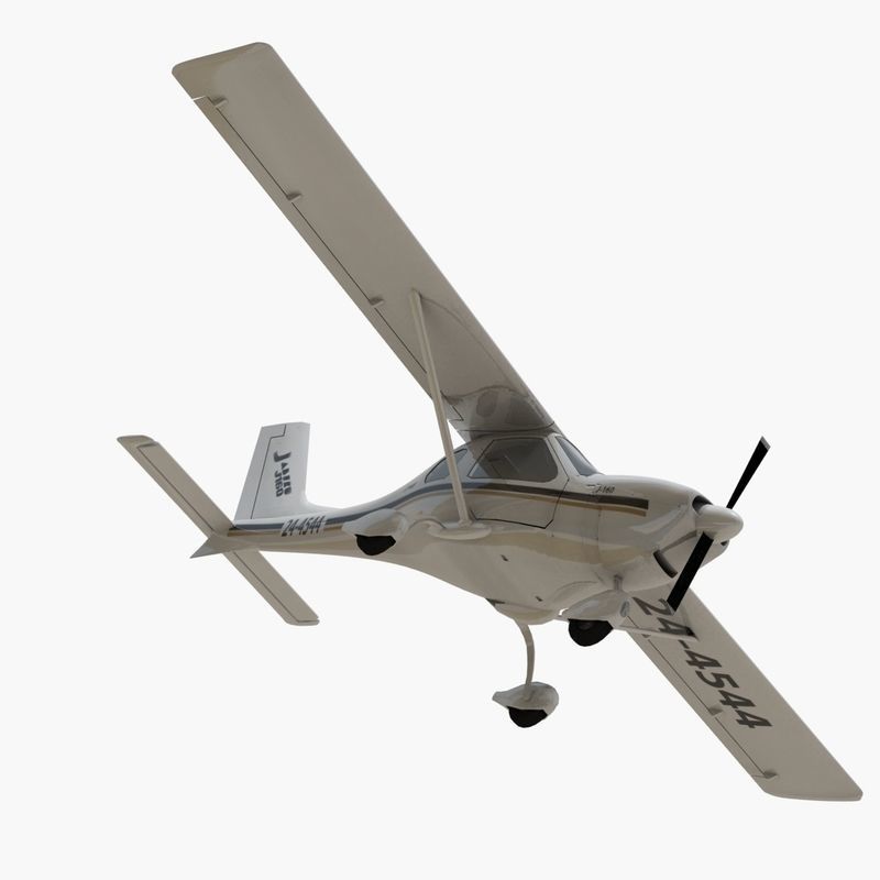 Jabiru F-160c 3D model_8