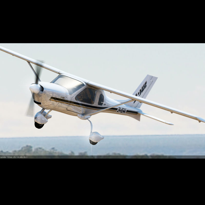 Jabiru F-160c 3D model_3