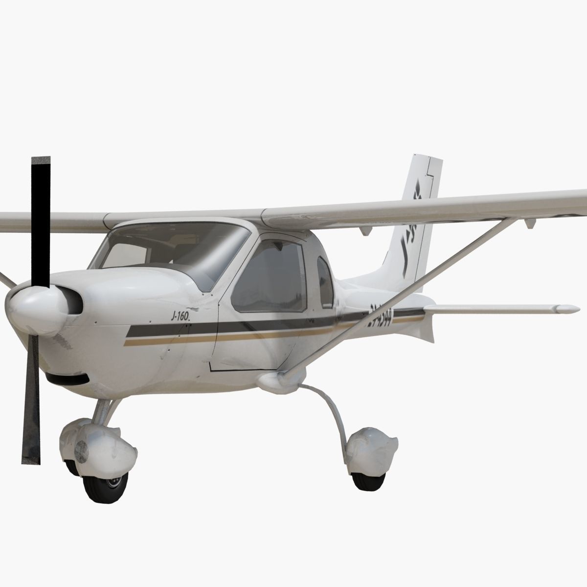 Jabiru F-160c 3D model_4